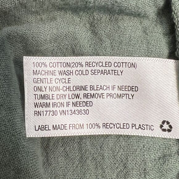 UNIVERSAL THREAD Size XL Army Green Textured Cotton Slip On Shorts Elastic Waist - Picture 4 of 6